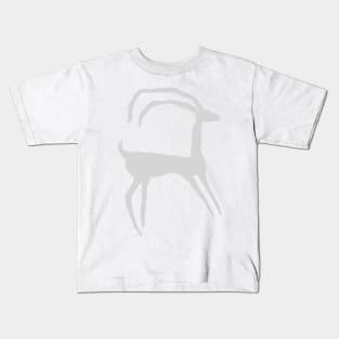 The gazelle (Petroglyph) Kids T-Shirt